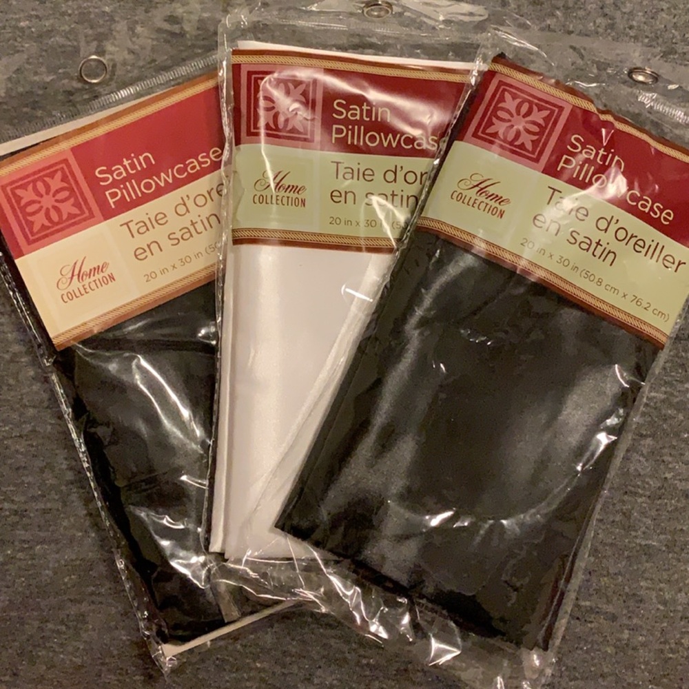 3 Satin Pillowcases